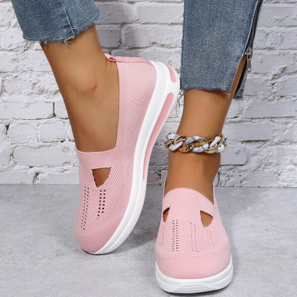 Flat Platform Wedge Casual Sneakers - Image 4