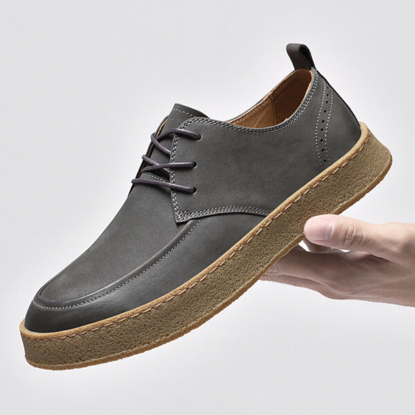 Men's Outdoor Cowhide Casual Sneakers - Image 6