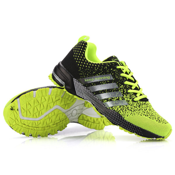 Casual Breathable Fly Woven Mesh Sneakers - Image 3