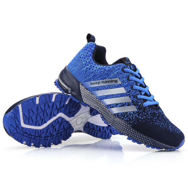 Casual Breathable Fly Woven Mesh Sneakers - Image 2