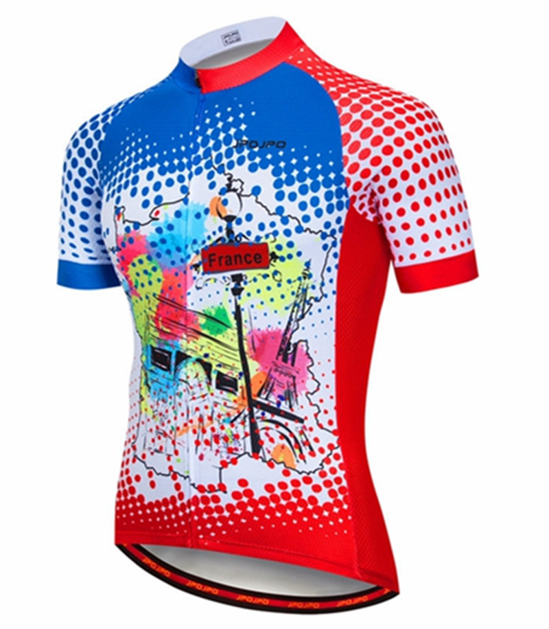 Men's And Women's Summer Cycling Jersey Tops, Breathable Outdoor Cycling Jerseys - Image 5