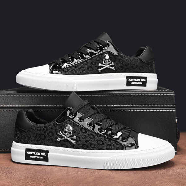 New Fashion Casual Skull Sneakers - Image 2