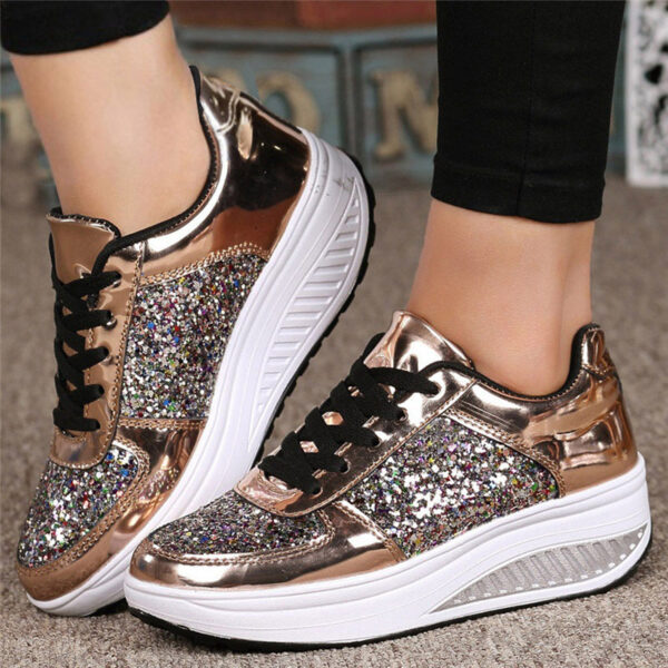 Sequin women's sneakers - Image 2