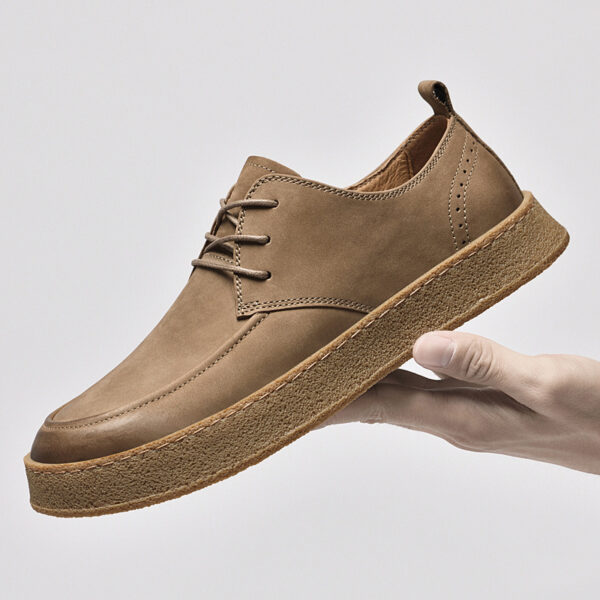 Men's Outdoor Cowhide Casual Sneakers - Image 3